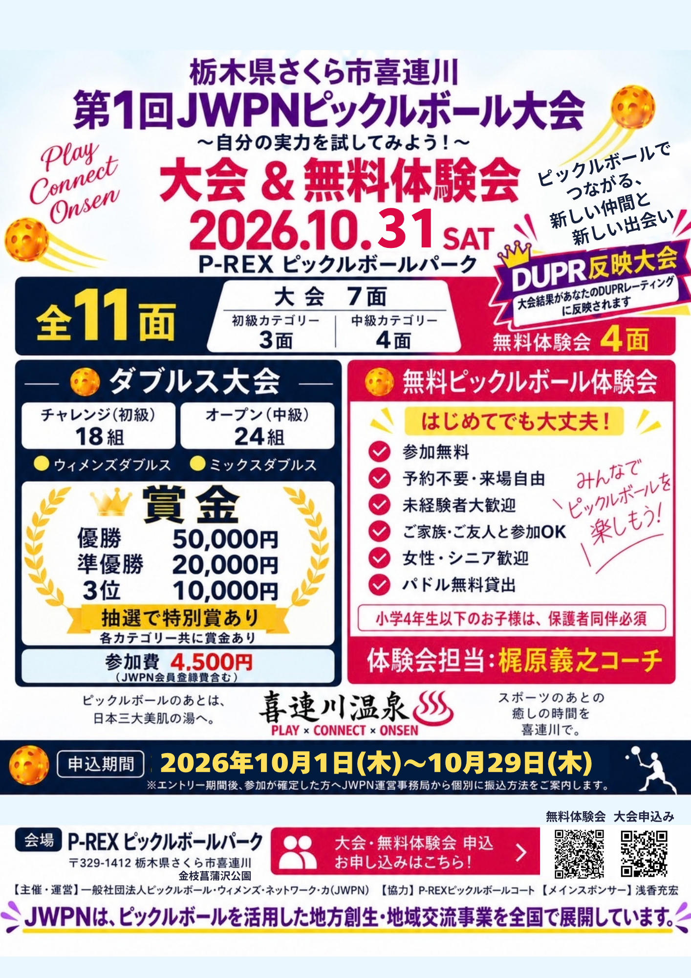 第1回栃木県JWPNピックルボール大会